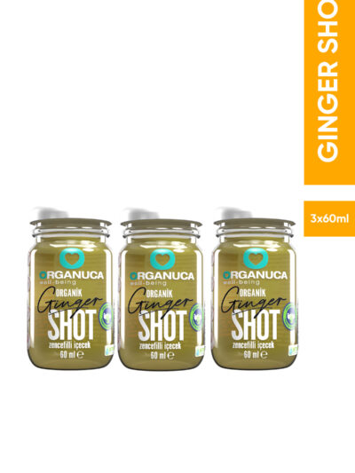3’lü Organik Zencefilli İçecek Ginger Shot 60 Ml