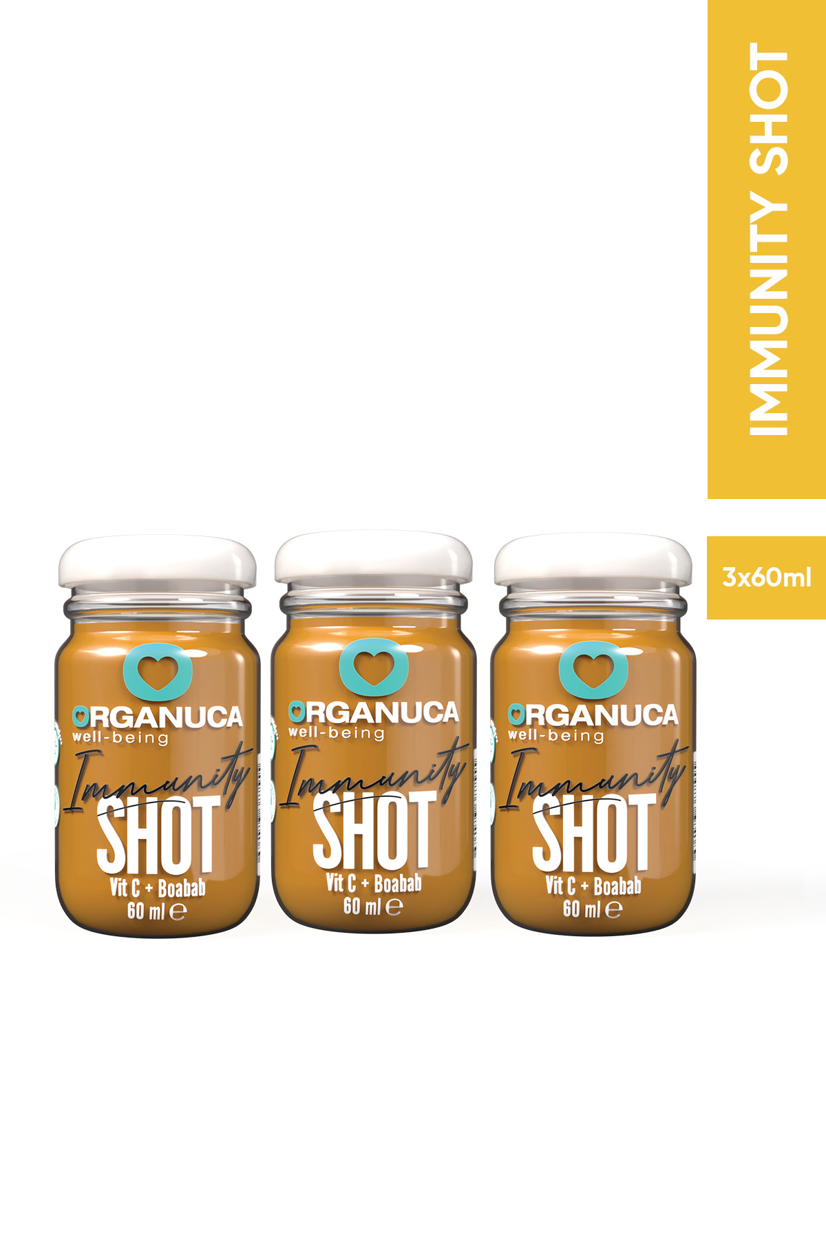 3’lü Immunıty Shot 60 Ml (C vitamini + Baobab (1000 mg))